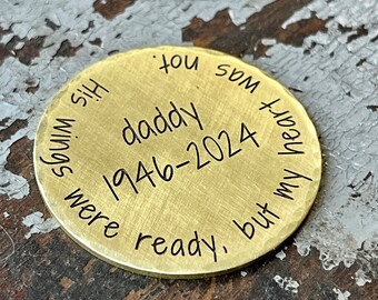 Loss of Father, Condolence Gift, In Memory Gifts, Sentimental Token for Loss of Loved One, Bereavement Gifts