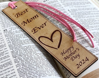 Custom Bookmarks, Custom Book Marker, Mothers Day Gift Ideas, Best Mom Ever, Gifts for Mom, Custom Made Bookmarks