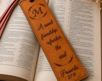 Custom Bookmark • Christian Friend Gifts • Sentimental Friendship Gift for Women