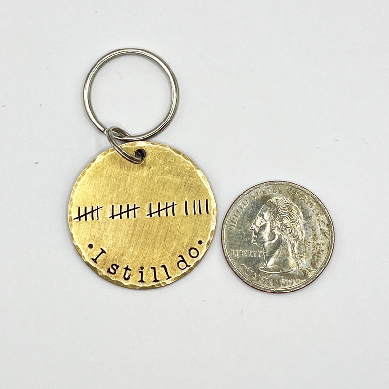 19th Anniversary Gift Bronze Anniversary Tally Marks Etsy