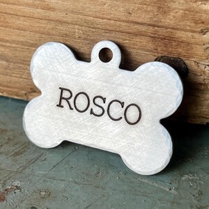 Bone Shaped Dog ID Tag: Personalized Stainless Steel Pet Name Tag