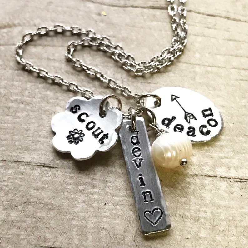 Personalized Name Charm Custom Add A Charm Engraved Silver Etsy
