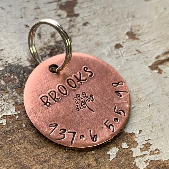 copper dog tags