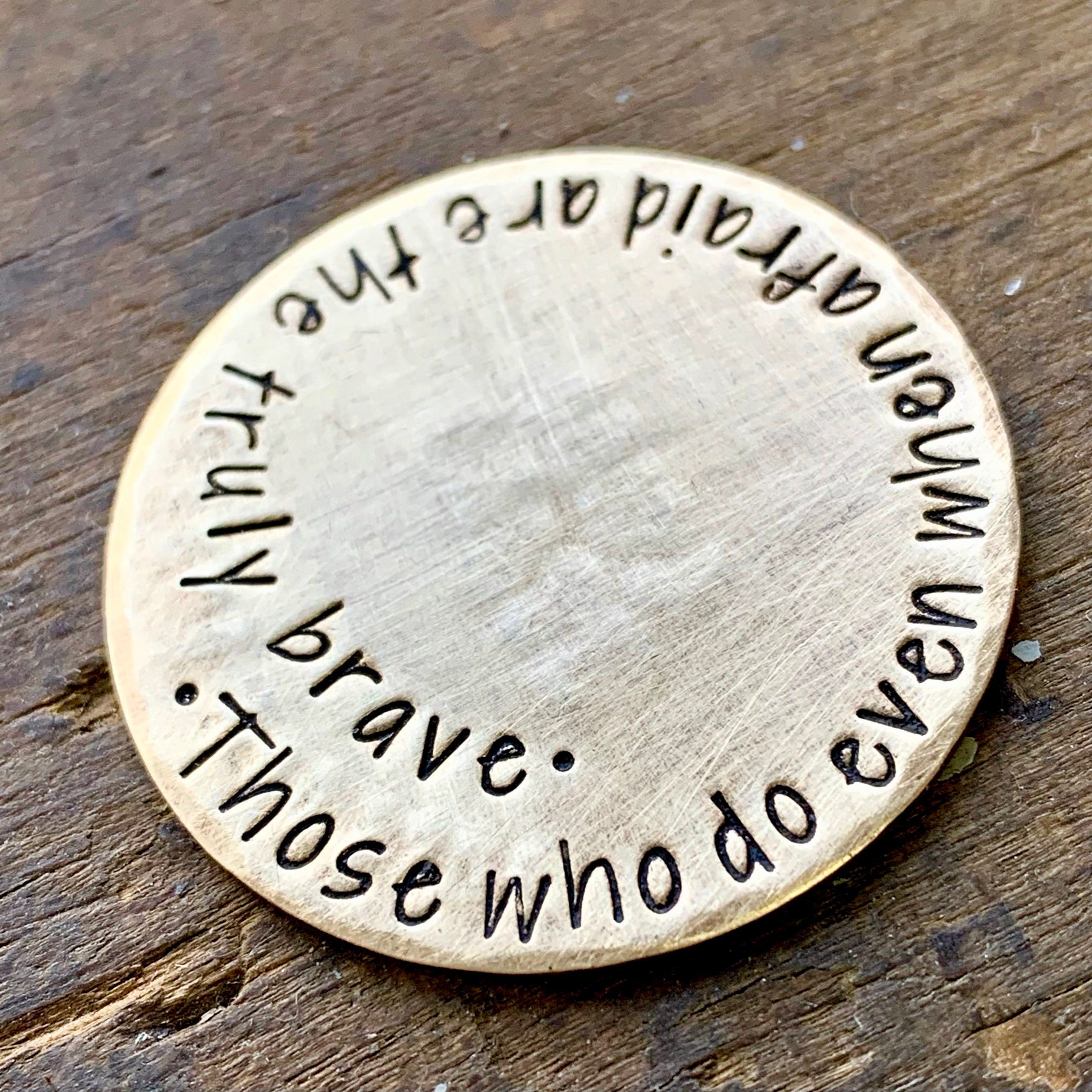 Personalized Mindfulness Gift Inspirational Pocket Coin for Etsy