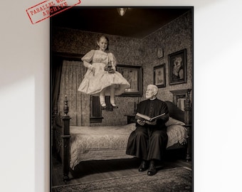 Exorzismus Wandbild, Possession Poster, Paranormal Druck, Geister Schlafzimmer Dekor, Gothic Horror Kunstwerk, Creepy Okkult