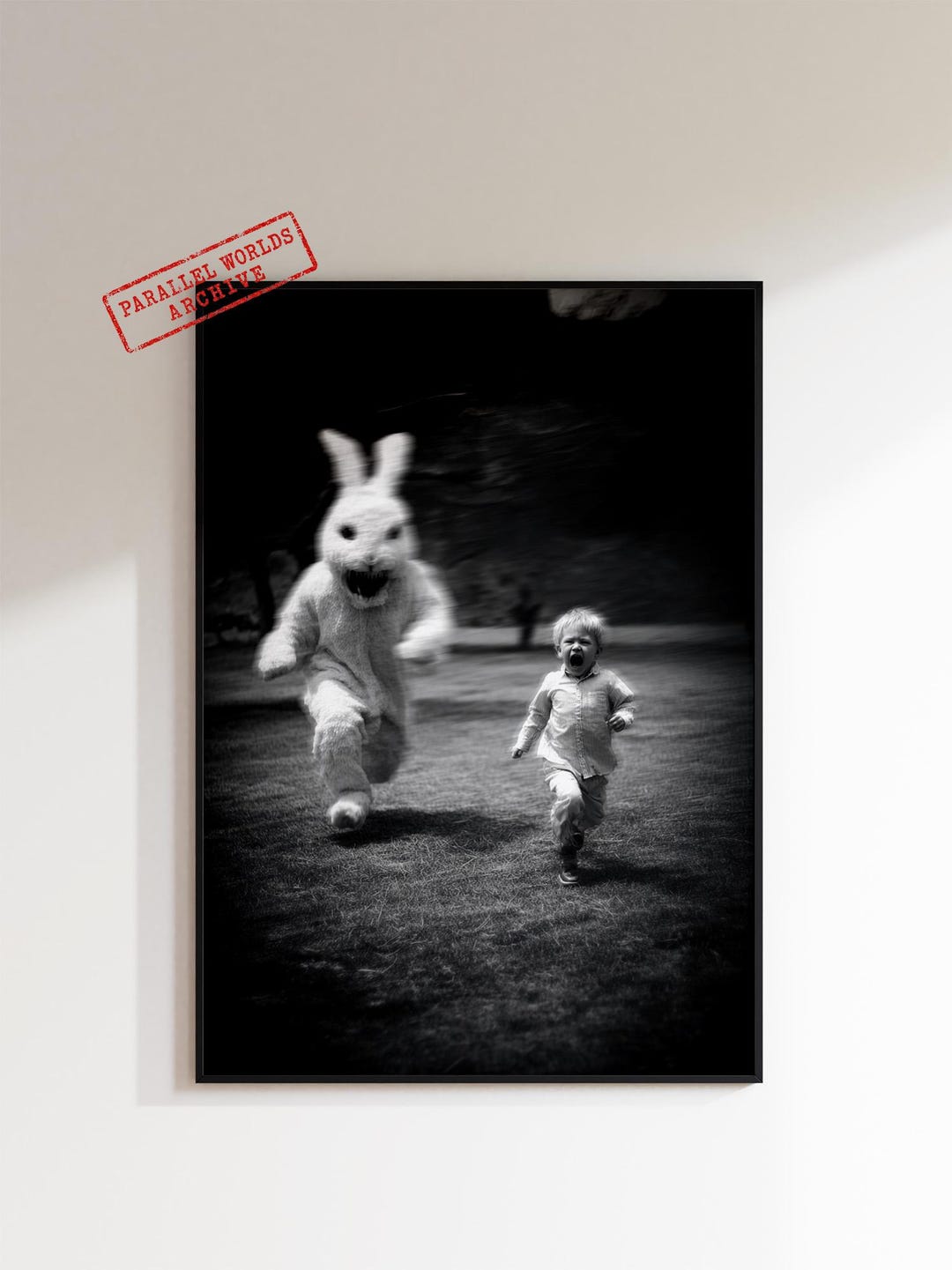 Weird Rabbit Artwork, Creepy Photography Print, Dark Surreal Decor ...