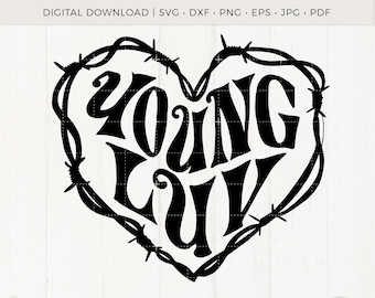 StayC Young Luv Sticker / Swith svg / KPop Descarga digital / Descarga instantánea para Cricut Silhouette DXF archivo de corte digital EPS Svg Png camisa