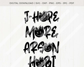 J-Hope Arson / BTS svg / KPop Descarga digital / Hobi Más Descarga instantánea para Cricut Silhouette DXF archivo de corte digital EPS Svg Png camisa