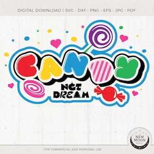 NCT Dream Candy Vector / NCT Dream svg / KPop Sticker / Descarga instantánea para Cricut Silhouette archivo digital Eps Svg Png camisa / Nctzens Gift