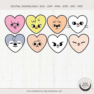 Skzoo Svg Eps Pdf Jpg Png | Decalque Stray Kids | SKZ svg | Arquivos vetoriais para Cricut e Silhouette | Kpop Svg | Camiseta de personagens do zoológico