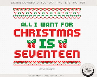 Seventeen Christmas | SVNTN svg | KPop Digital Download | Carat Download for Cricut DXF digital cut file EPS Svg Png | Seventeen Decal