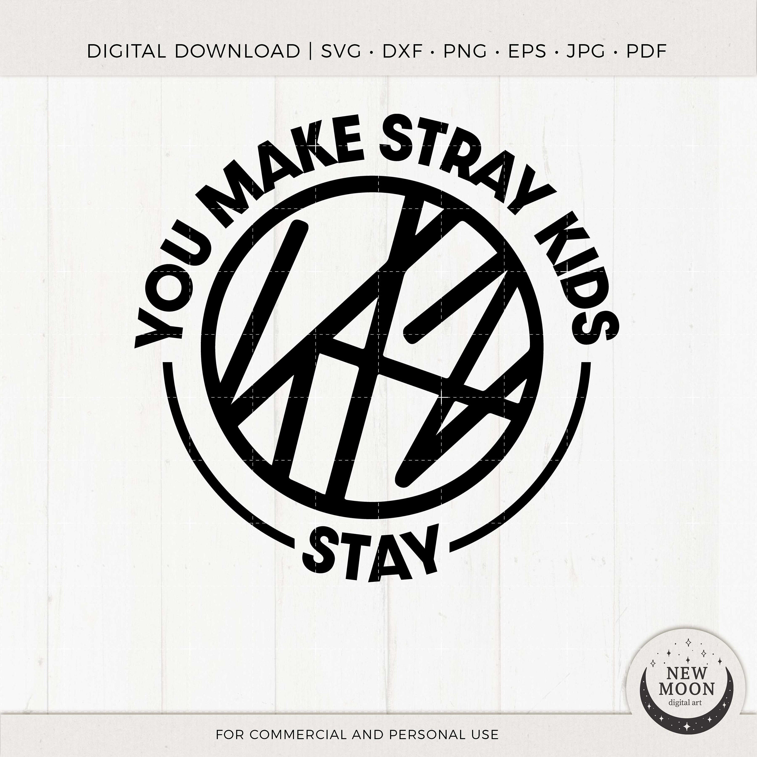 Stray Kids Svg Eps Pdf Jpg Png | SKZ Clip Art | Kpop Digital