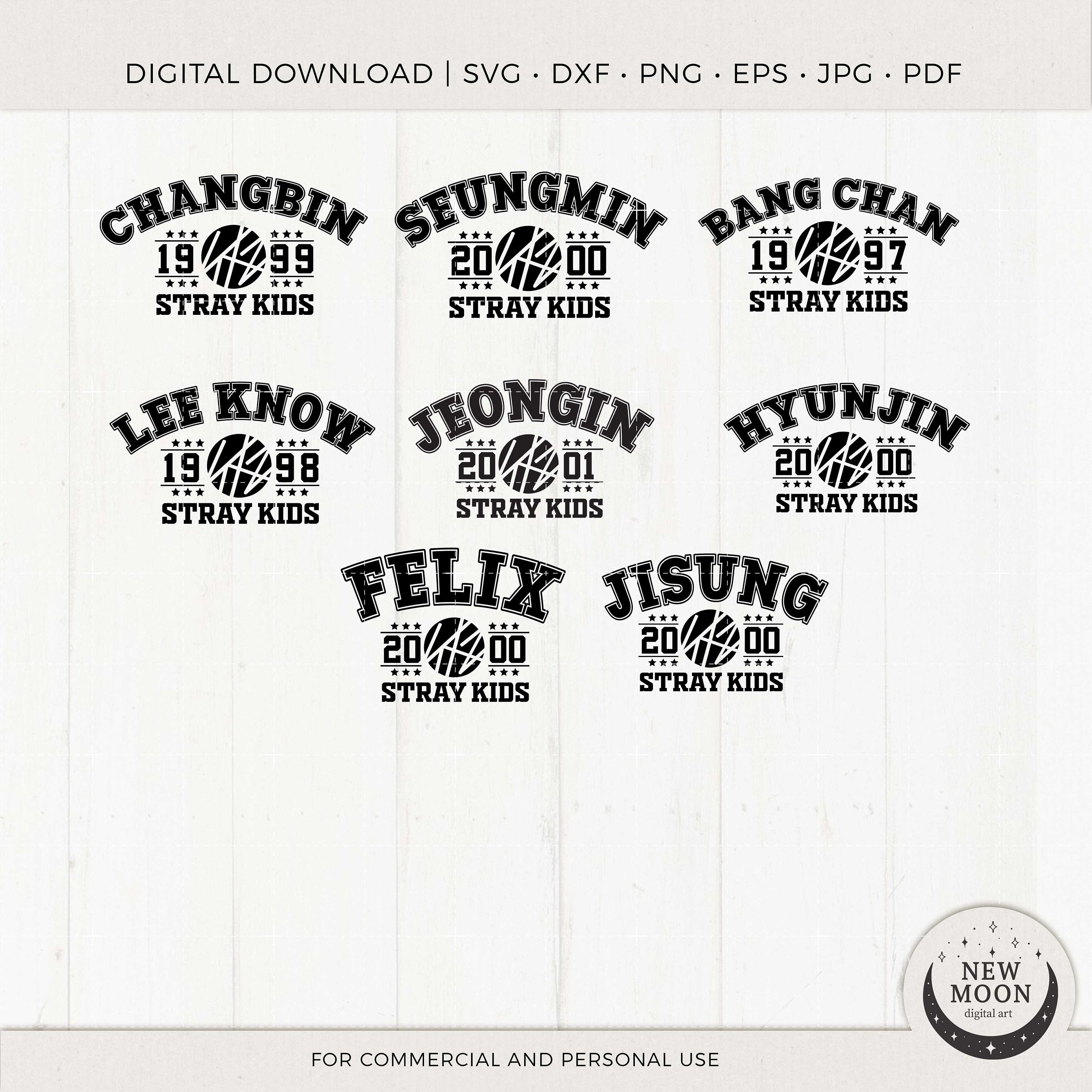 Stray Kids Svg Eps Pdf Jpg Png | Stay Decal | Vector Files