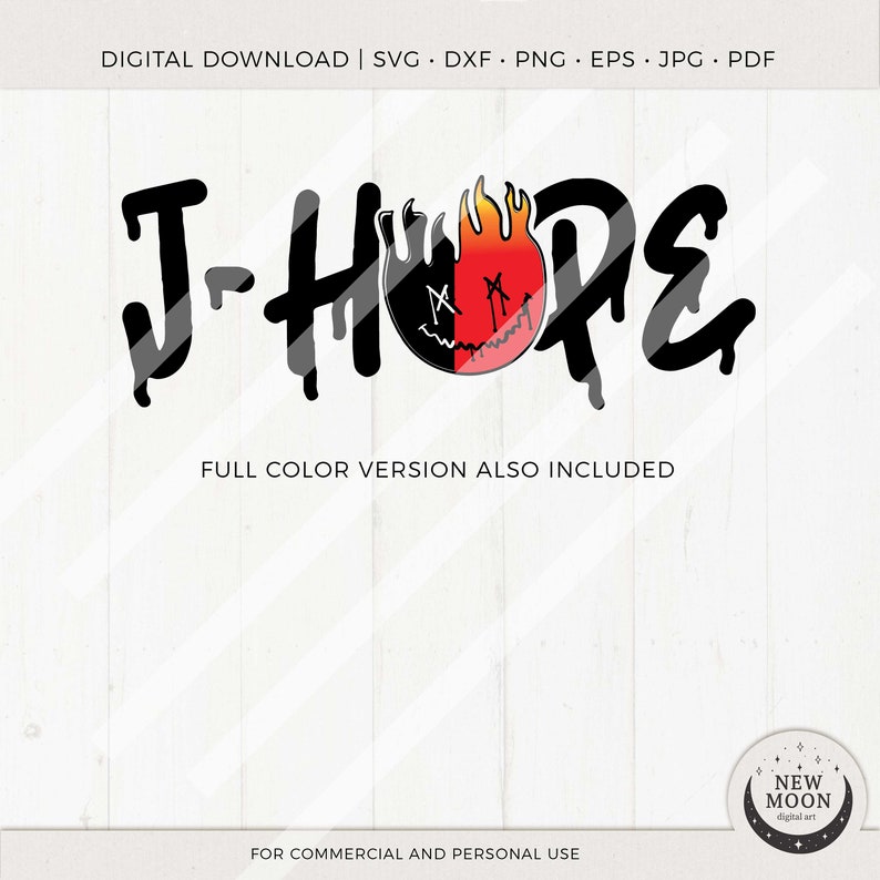 J-Hope Arson | BTS svg | KPop Digital Download | Hobi More Natychmiastowe pobieranie dla Cricut Silhouette DXF cyfrowy plik do cięcia EPS Svg Png koszulka zdjęcie 2