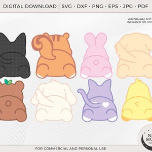 Ateez en la espalda Svg Eps Pdf Jpg Png / Calcomanía de Ateez / SKZ SVG / Archivos de corte para Cricut y Silhouette / Camiseta de personajes KPop / Regalo ATiny