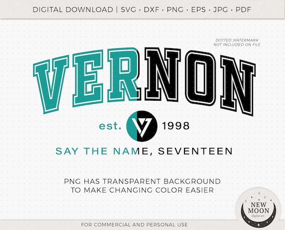 Seventeen Member Names | SVNTN Svg | Kpop Digital Download | Carat