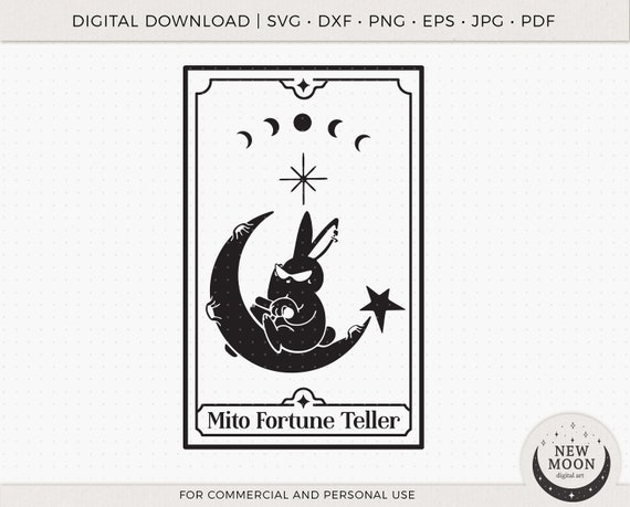 Mito Fortune Teller Vector | Ateez Svg | Kpop Sticker | Instant