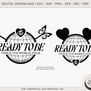 Twice Svg  Eps Pdf Jpg Png | Twice World Tour Clip Art | KPop Digital Download | Twice Decal | Vector Files for Cricut and Silhouette