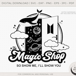 The Magic Shop BTS Vector BTS Svg Kpop Sticker Instant Download.