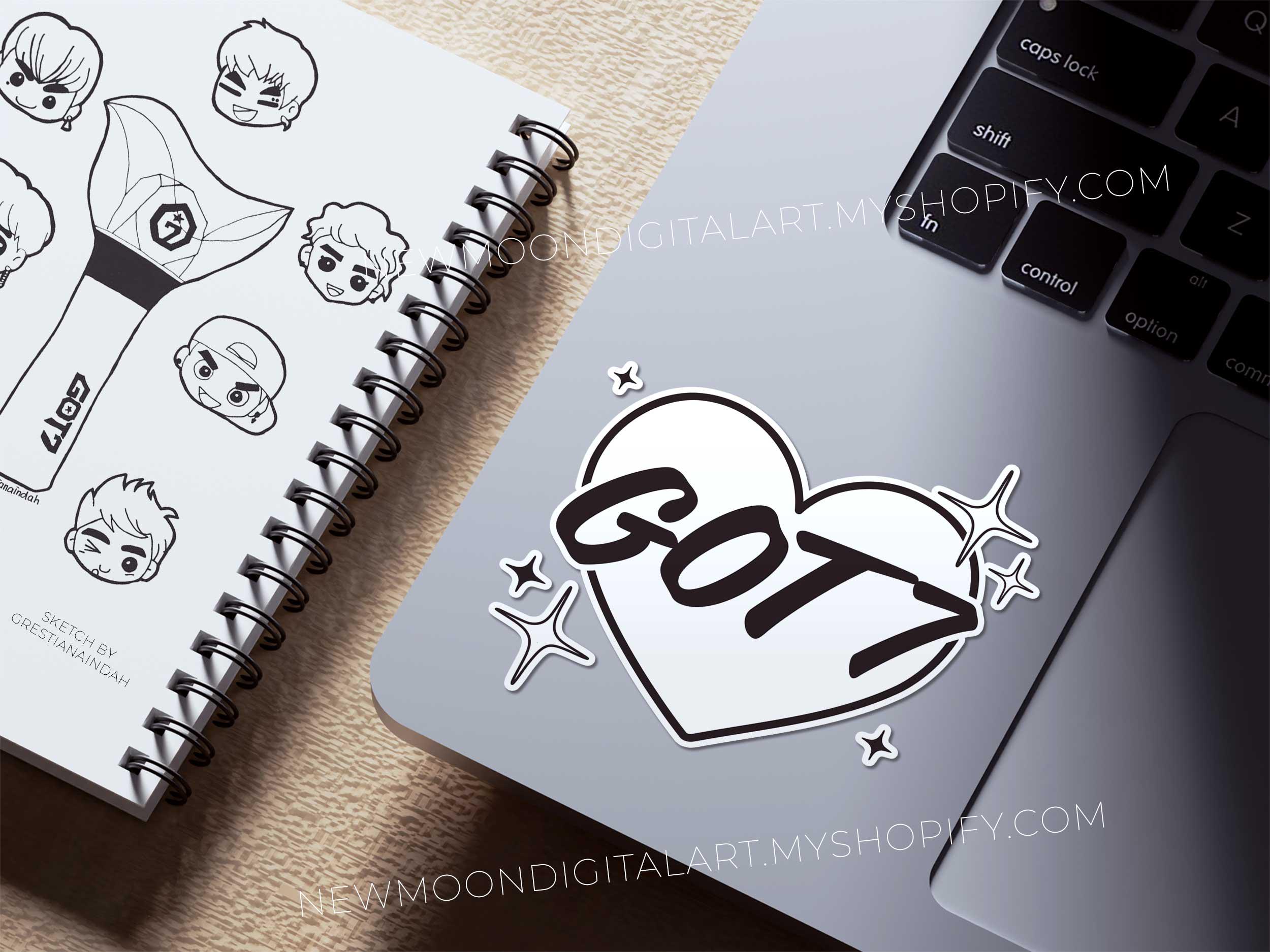 GOT7 Hearts Svg | Ahgase Clip Art | Kpop Digital Download | GOT7