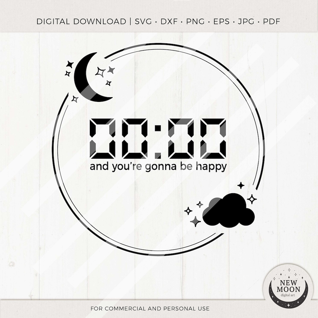 zero-o-clock-sticker-bts-svg-kpop-lyric-digital-download-instant