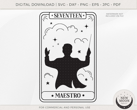 Seventeen Maestro | SVNTN Svg | Kpop Digital Download | Carat