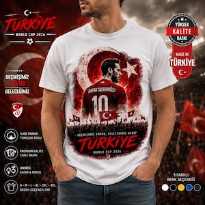 Turkey World Cup 2026 Shirt | Turkish Football Fan Tee | Turkish Flag Soccer Supporter T-Shirt