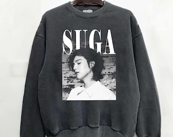 Kpop Vintage Suga Comfort Colors Shirt, Kpop Retro 90s Tee, Suga Gift Shirt para Fan papper Sudadera