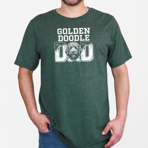 Goldendoodle Dad Shirt | Dog Dad Life Tee | Funny Goldendoodle Owner Apparel | Proud Dog Father T-Shirt, Comfort Colors | Pet Crewneck Shirt image 1