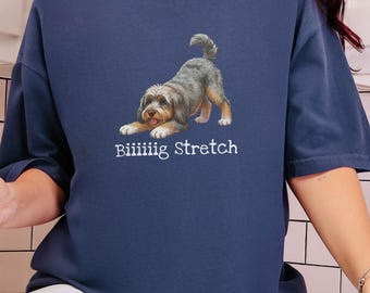 Comfort Colors Cavapoo Mom Shirt, Biiiiig Stretch Dog Lover Tee, Cavoodle Puppy Gift, Pet Owner Birthday Present, Cavapoo Owner Gift