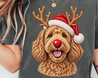 Labradoodle Christmas Shirt, Labradoodle Dog Gift, Christmas Pet Tee, Labradoodle Mom Gift, Holiday Dog Shirt, Doodle Lover Gift