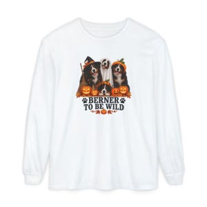 Bernese Dog Shirt, Berner Mom Gift, Halloween Dog Tee, Witch Dog Shirt, Spooky Season Shirt, Mountain Dog Gift image 14