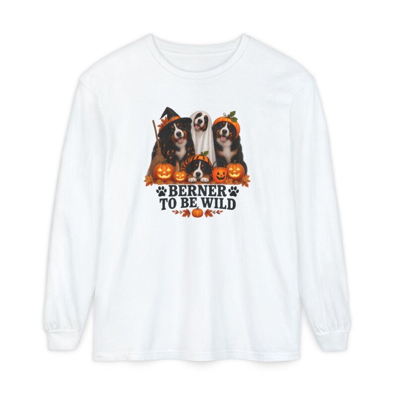 Bernese Dog Shirt, Berner Mom Gift, Halloween Dog Tee, Witch Dog Shirt, Spooky Season Shirt, Mountain Dog Gift image 14