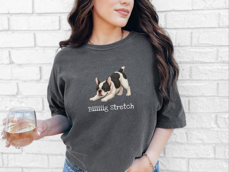 Comfort Colors French Bulldog Big Stretch image 9