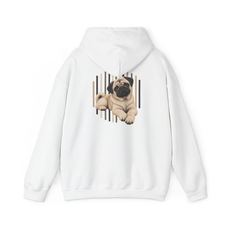 Camiseta de perro carlino, regalo para amantes de los carlinos, camiseta con estampado de cachorro adorable, camiseta para mamás carlinos, camiseta con retrato de perro, camiseta para papás carlinos, ropa para amantes de las mascotas imagen 12
