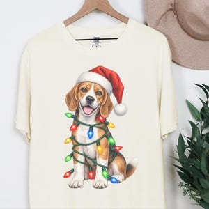 Beagle-julklapp, julklapp för hundmamma, festlig hundtröja, beagle-ägare, julklapp för hund bild 5