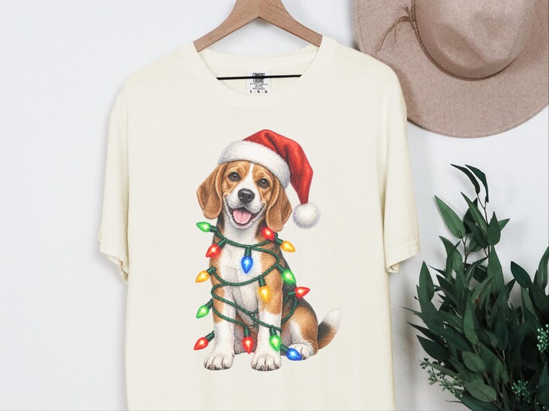 Beagle-julklapp, julklapp för hundmamma, festlig hundtröja, beagle-ägare, julklapp för hund bild 5