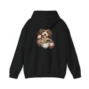 Ramen-tröja för japansk matälskare, rolig nudelhundtröja, ramen-skål med grafisk design bild 11