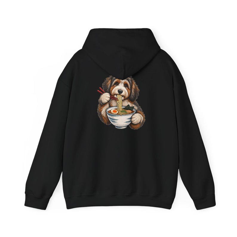 Ramen-tröja för japansk matälskare, rolig nudelhundtröja, ramen-skål med grafisk design bild 11