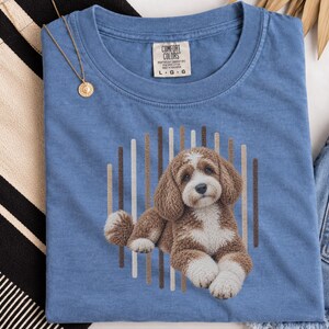Cavapoo Shirt, Cavapoo Mom Gift, Cavapoo Art Tee, Cavapoo Dog Lover Shirt, Puppy Owner Gift image 3