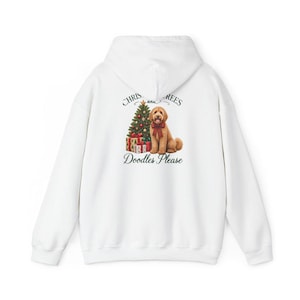 Kerstshirt voor honden, kerstcadeau voor Labradoodles, kerstbomen en doodles, trui voor hondenmoeders, T-shirt voor Labradoodle-liefhebbers, feestelijke top voor huisdiereigenaren afbeelding 12