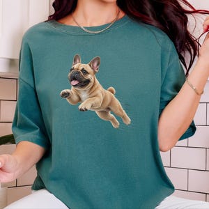 Frenchie Mom Shirt, Funny French Bulldog Gift, Frenchie Dog Lover Tee, French Bulldog Owner Present, Frenchie Dad Shirt image 1