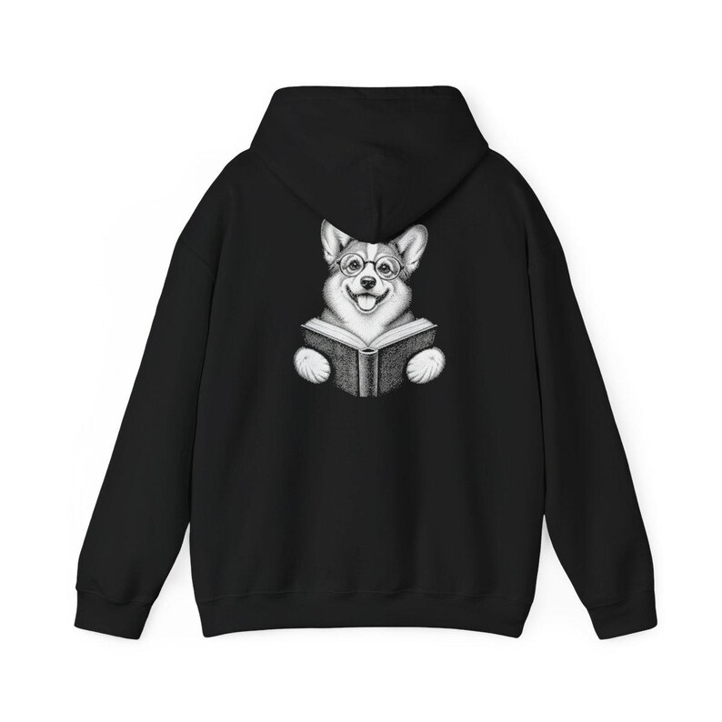 Corgi Reader Shirt, Corgi Mom Gift, Bookish Dog Tee, Librarian Present, Book Lover Shirt, Dog Dad Gift image 11