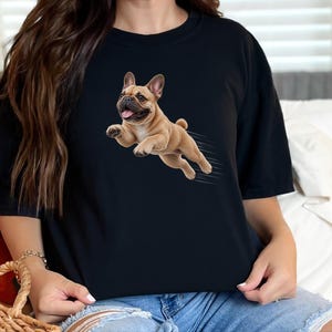 Frenchie Mom Shirt, Funny French Bulldog Gift, Frenchie Dog Lover Tee, French Bulldog Owner Present, Frenchie Dad Shirt image 4