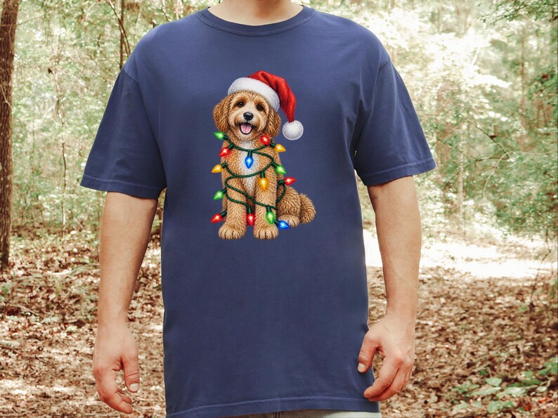 Christmas Cavapoo Shirt, Cavapoo Mom Gift, Holiday Puppy Tee, Cavapoo Christmas Sweatshirt, Dog Christmas Gift image 5