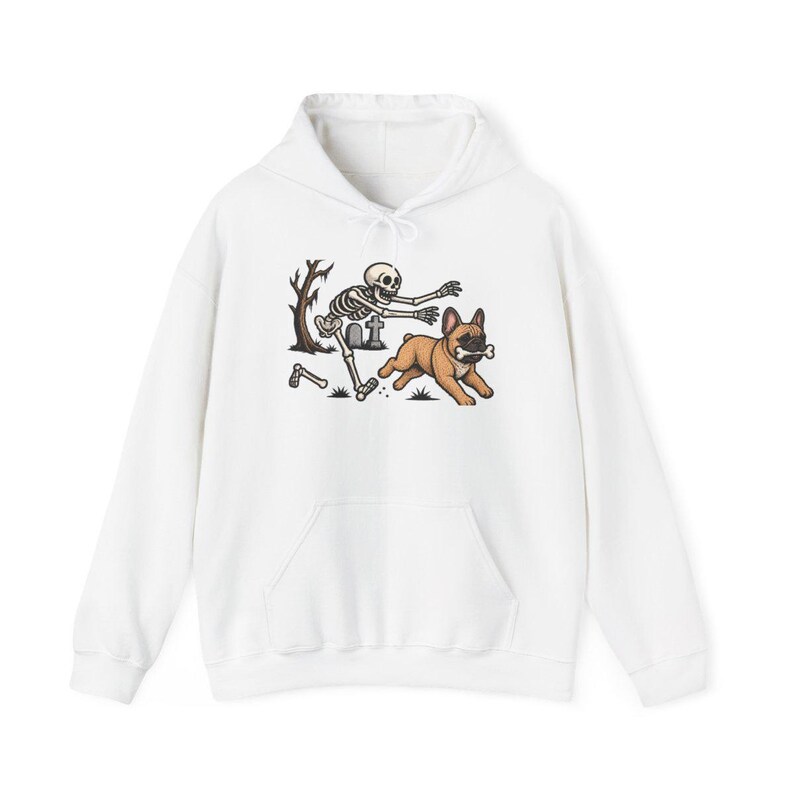 French Bulldog Halloween Shirt, Skeleton Dog Shirt, Funny Frenchie Gift, Spooky Pet Lover Tee, French Bulldog Mom Gift image 12