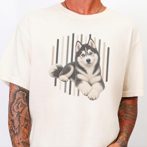 Camiseta de perro husky, regalo para mamá de husky siberiano, camiseta para amantes de los huskies, regalo para dueños de perros imagen 6