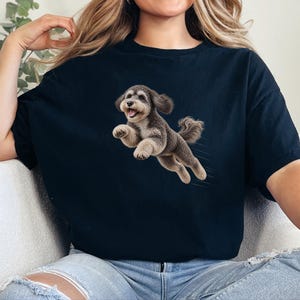 Camiseta Schnoodle, Regalo para mamás Schnoodle, Camiseta de perro Doodle, Sudadera para dueños de perros, Camiseta de perro rápido, Regalo para amantes del Schnoodle, Camiseta para dueños de perros imagen 2