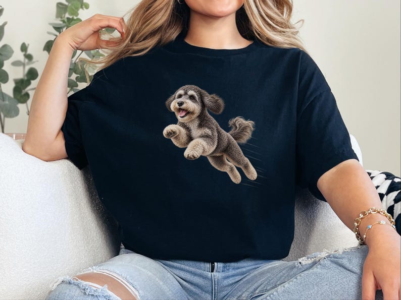 Camiseta Schnoodle, Regalo para mamás Schnoodle, Camiseta de perro Doodle, Sudadera para dueños de perros, Camiseta de perro rápido, Regalo para amantes del Schnoodle, Camiseta para dueños de perros imagen 2