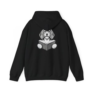 T-shirt Beagle, Cadeau pour amoureux des Beagles, T-shirt pour passionnés de lecture, T-shirt pour lecteurs et bibliophiles, T-shirt avec un chien qui lit, T-shirt bibliothèque, T-shirt livres image 11